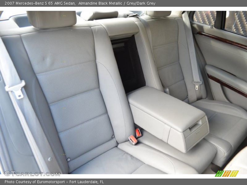 Almandine Black Metallic / Grey/Dark Grey 2007 Mercedes-Benz S 65 AMG Sedan