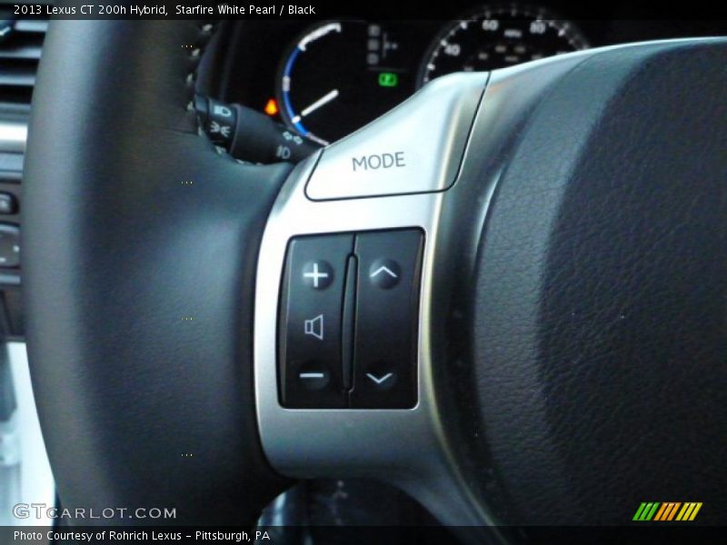 Starfire White Pearl / Black 2013 Lexus CT 200h Hybrid