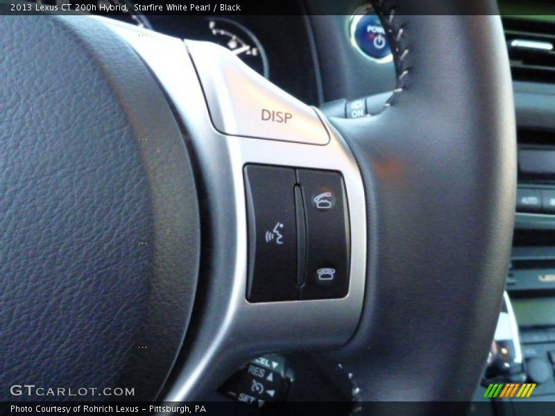 Starfire White Pearl / Black 2013 Lexus CT 200h Hybrid