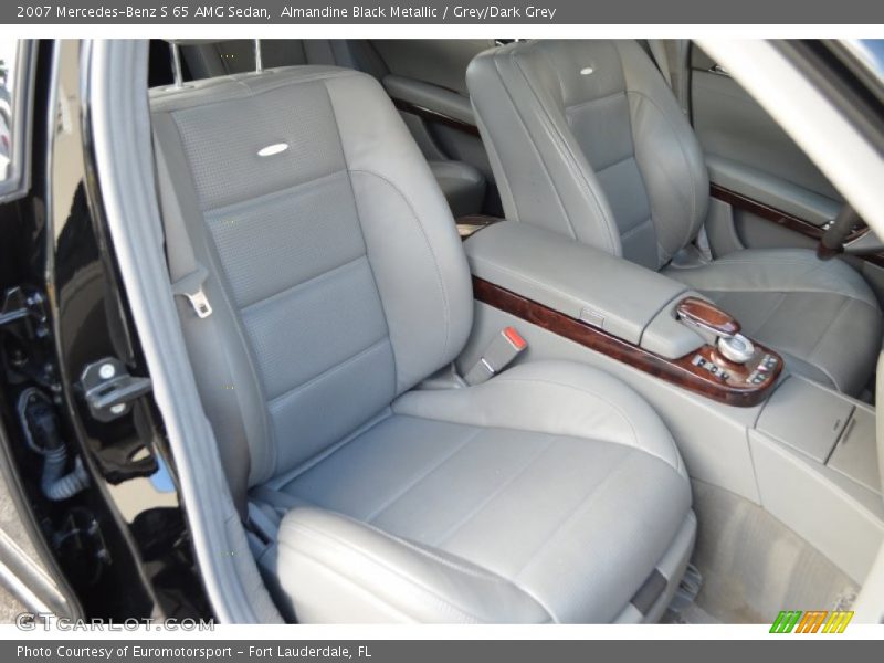 Almandine Black Metallic / Grey/Dark Grey 2007 Mercedes-Benz S 65 AMG Sedan