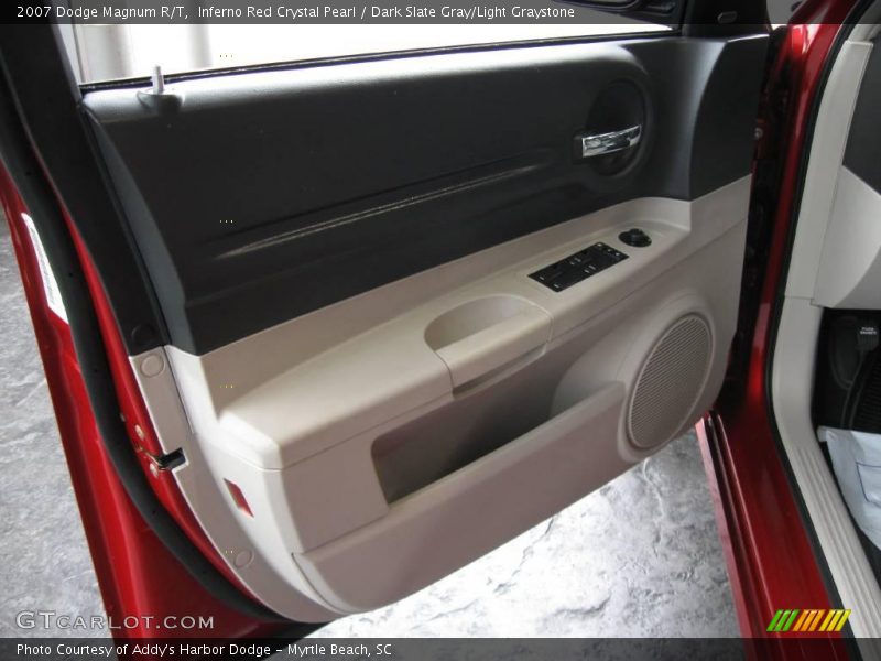 Inferno Red Crystal Pearl / Dark Slate Gray/Light Graystone 2007 Dodge Magnum R/T