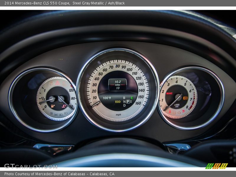 Steel Gray Metallic / Ash/Black 2014 Mercedes-Benz CLS 550 Coupe