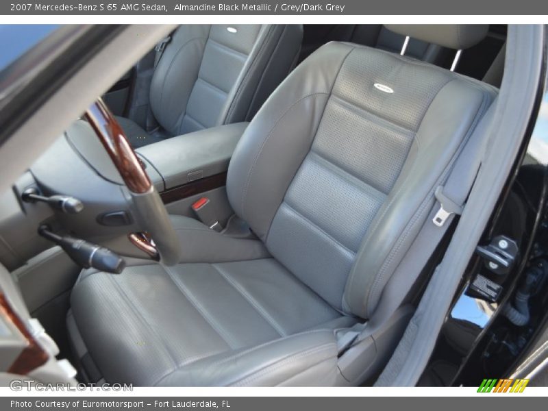 Almandine Black Metallic / Grey/Dark Grey 2007 Mercedes-Benz S 65 AMG Sedan