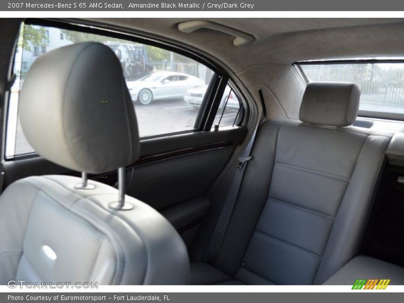 Almandine Black Metallic / Grey/Dark Grey 2007 Mercedes-Benz S 65 AMG Sedan