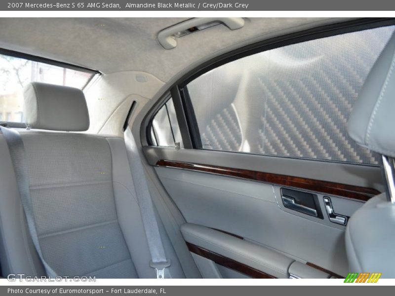 Almandine Black Metallic / Grey/Dark Grey 2007 Mercedes-Benz S 65 AMG Sedan