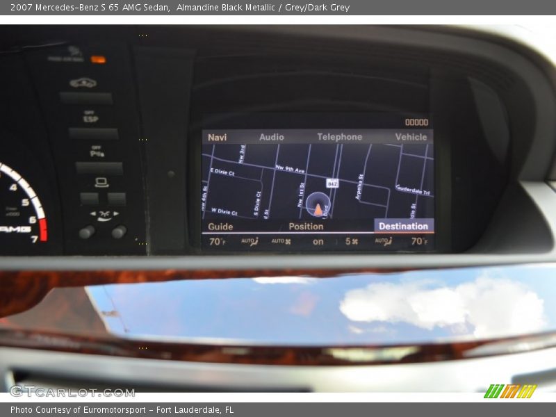 Almandine Black Metallic / Grey/Dark Grey 2007 Mercedes-Benz S 65 AMG Sedan