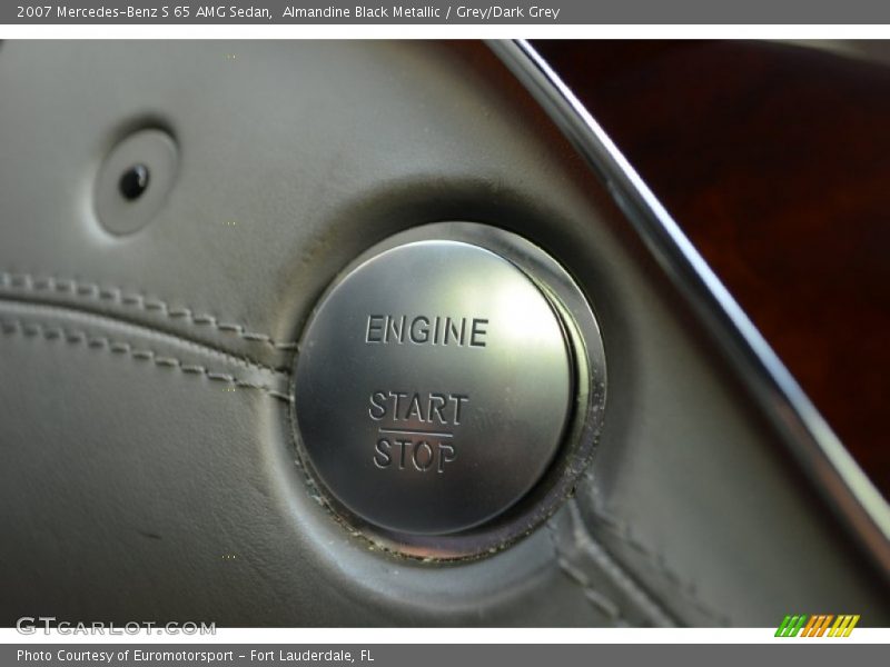 Almandine Black Metallic / Grey/Dark Grey 2007 Mercedes-Benz S 65 AMG Sedan