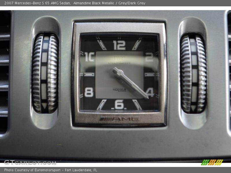 Almandine Black Metallic / Grey/Dark Grey 2007 Mercedes-Benz S 65 AMG Sedan