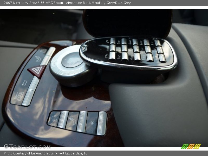Almandine Black Metallic / Grey/Dark Grey 2007 Mercedes-Benz S 65 AMG Sedan