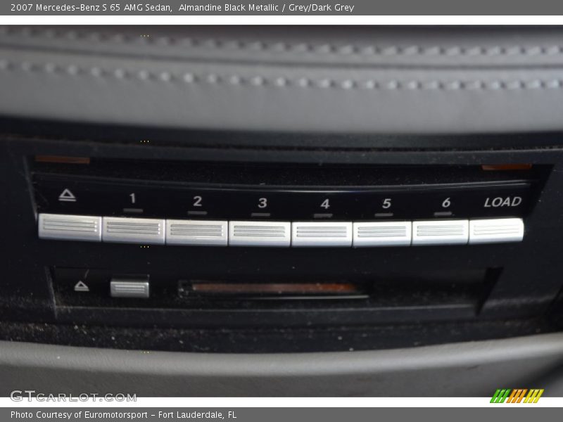 Almandine Black Metallic / Grey/Dark Grey 2007 Mercedes-Benz S 65 AMG Sedan