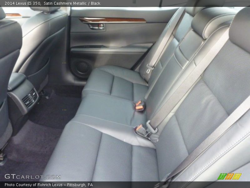 Satin Cashmere Metallic / Black 2014 Lexus ES 350