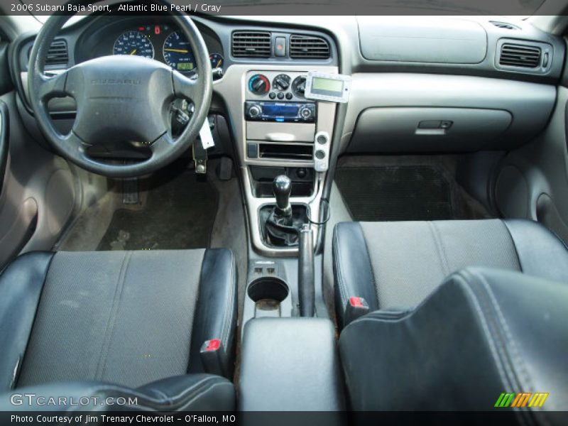 Atlantic Blue Pearl / Gray 2006 Subaru Baja Sport