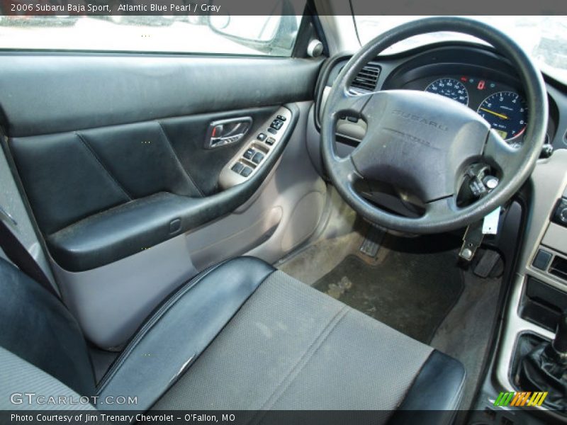 Atlantic Blue Pearl / Gray 2006 Subaru Baja Sport