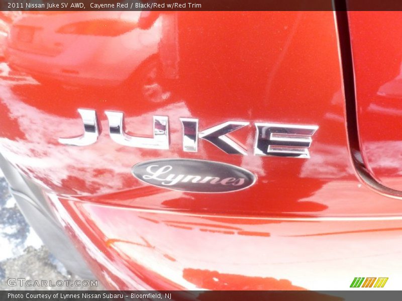 Cayenne Red / Black/Red w/Red Trim 2011 Nissan Juke SV AWD