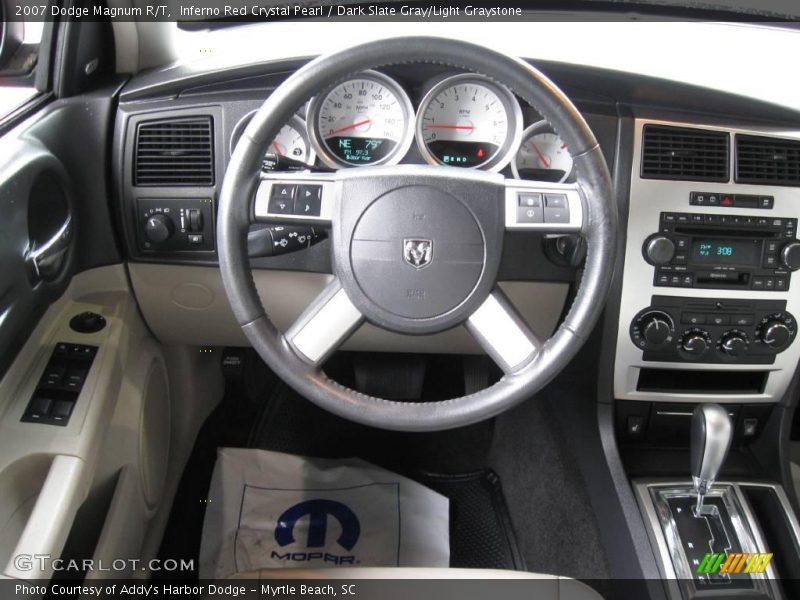 Inferno Red Crystal Pearl / Dark Slate Gray/Light Graystone 2007 Dodge Magnum R/T