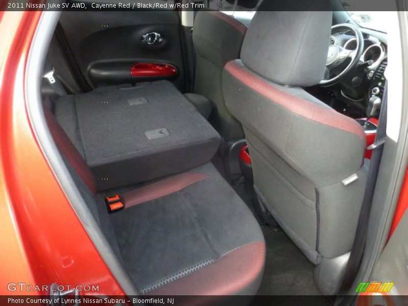 Cayenne Red / Black/Red w/Red Trim 2011 Nissan Juke SV AWD