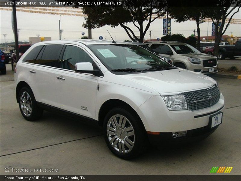 White Platinum Tri-Coat / Cashmere/Black 2010 Lincoln MKX FWD