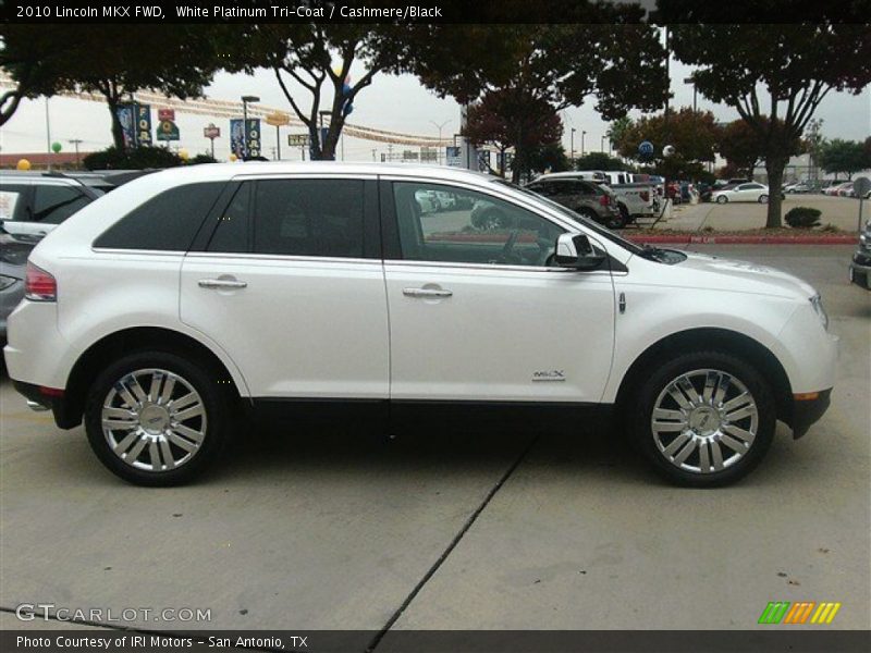 White Platinum Tri-Coat / Cashmere/Black 2010 Lincoln MKX FWD