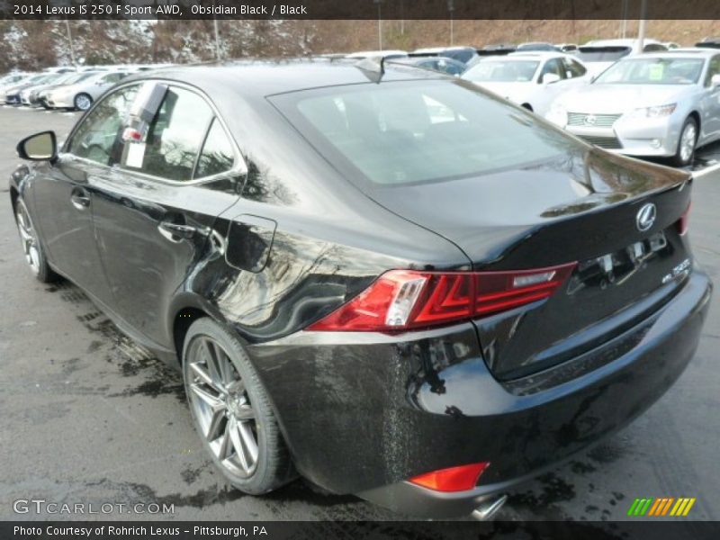 Obsidian Black / Black 2014 Lexus IS 250 F Sport AWD