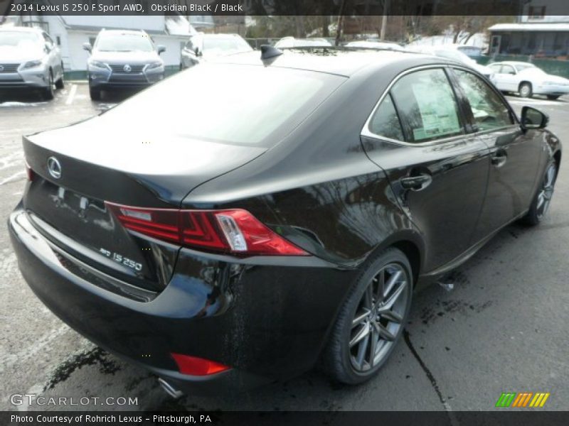 Obsidian Black / Black 2014 Lexus IS 250 F Sport AWD