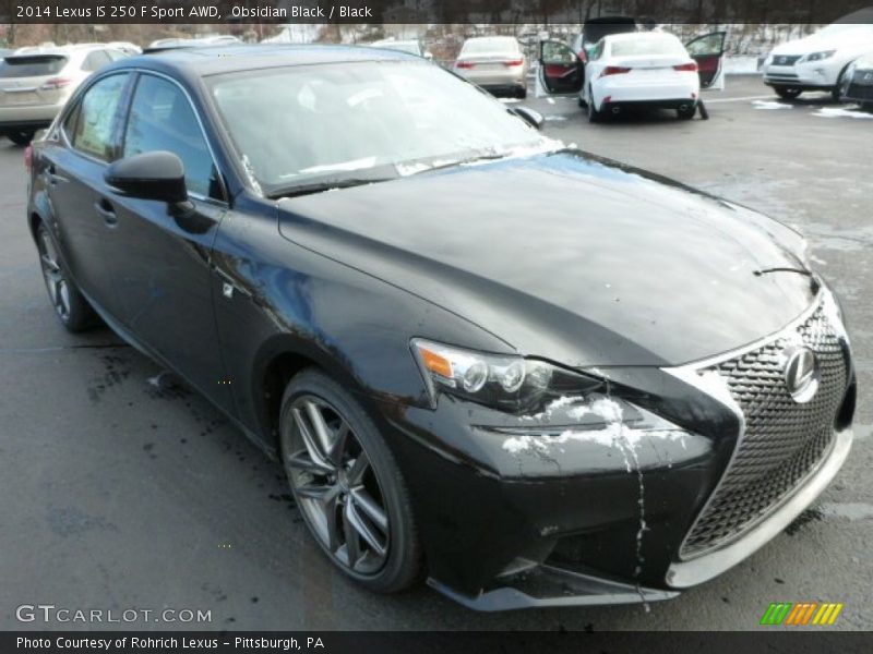 Obsidian Black / Black 2014 Lexus IS 250 F Sport AWD