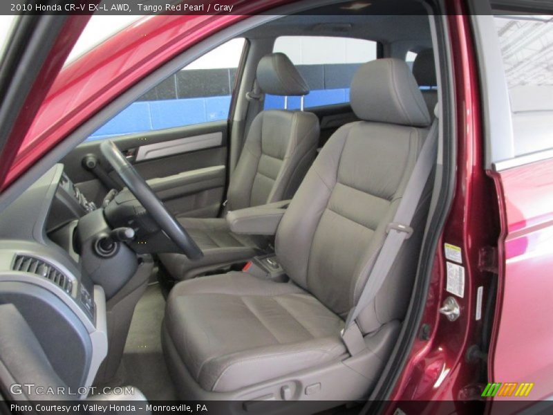 Tango Red Pearl / Gray 2010 Honda CR-V EX-L AWD