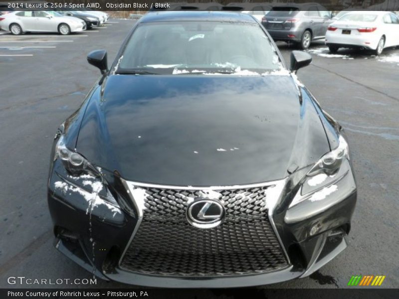 Obsidian Black / Black 2014 Lexus IS 250 F Sport AWD