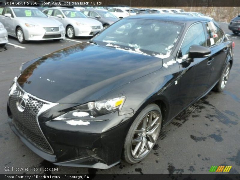 Obsidian Black / Black 2014 Lexus IS 250 F Sport AWD