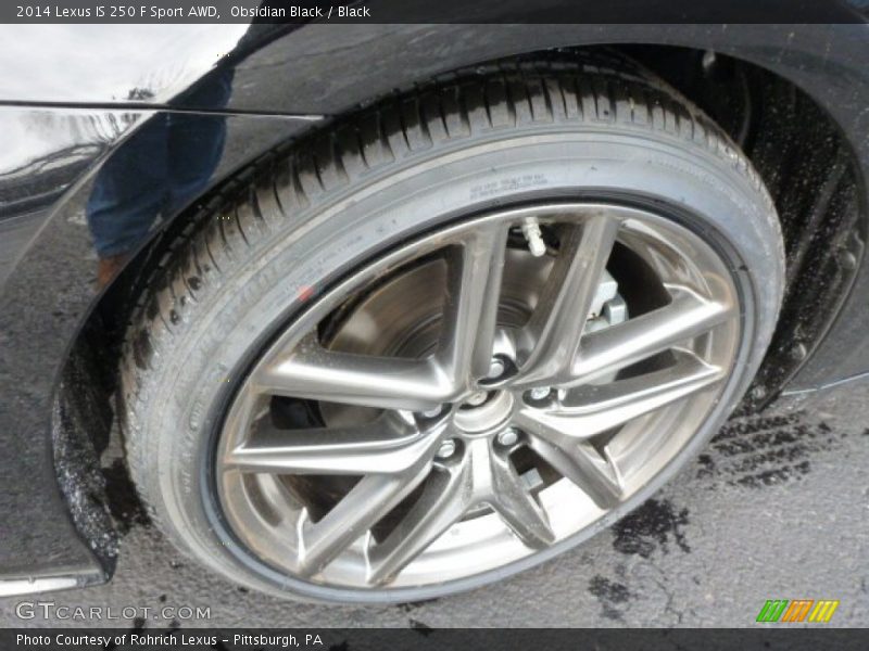 Obsidian Black / Black 2014 Lexus IS 250 F Sport AWD