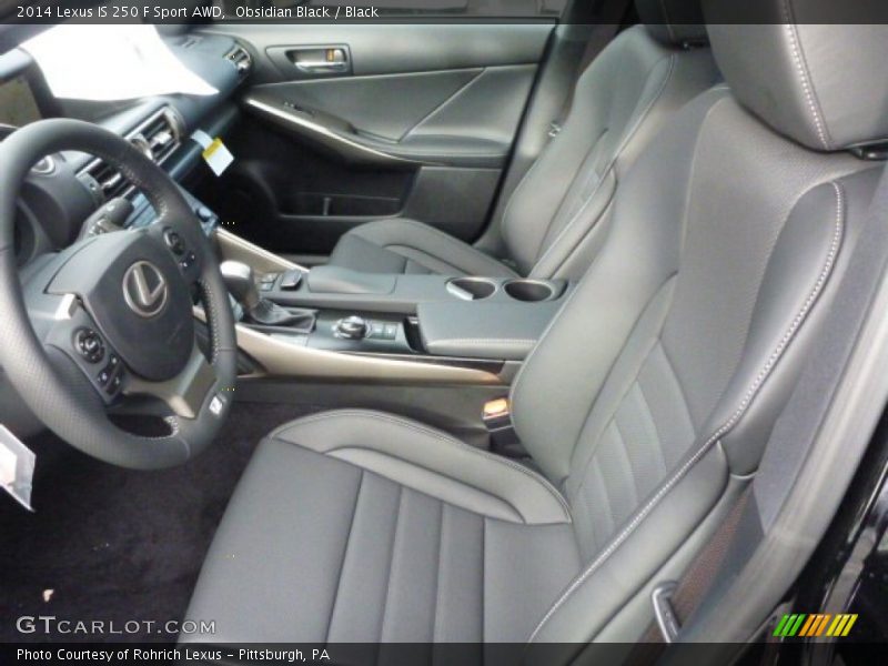 Obsidian Black / Black 2014 Lexus IS 250 F Sport AWD