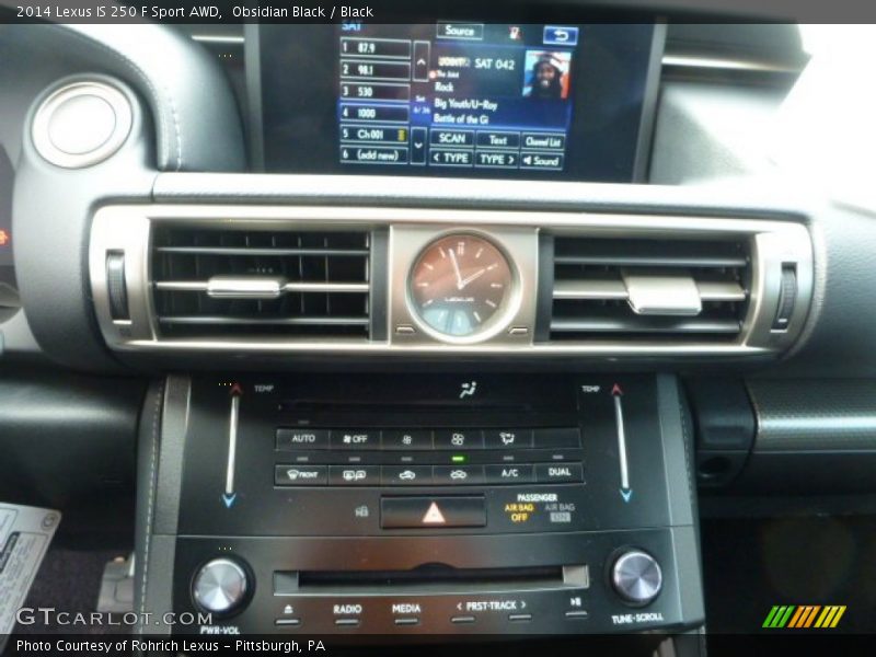 Obsidian Black / Black 2014 Lexus IS 250 F Sport AWD