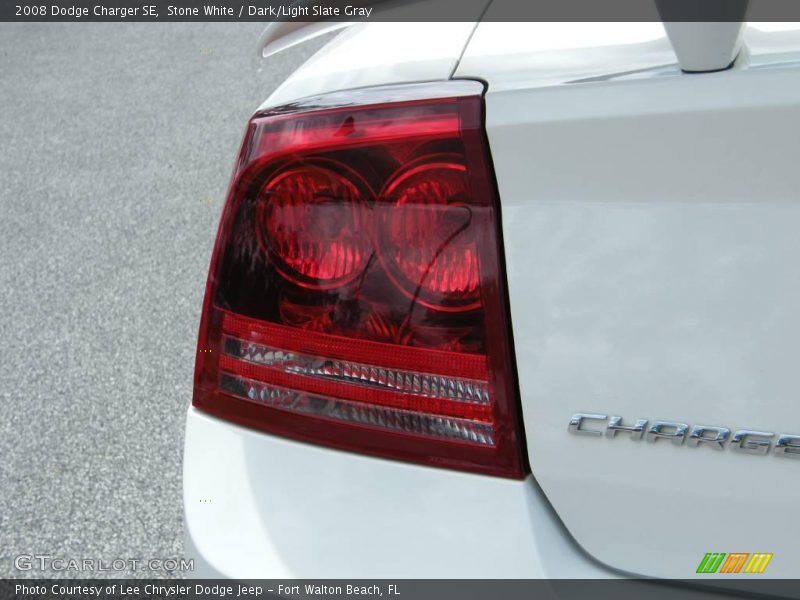 Stone White / Dark/Light Slate Gray 2008 Dodge Charger SE