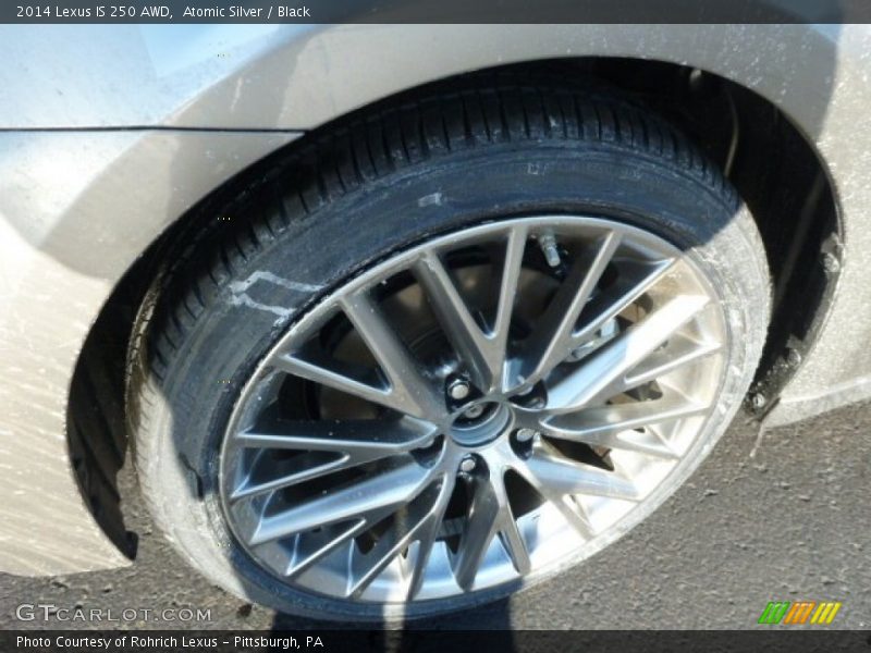 Atomic Silver / Black 2014 Lexus IS 250 AWD