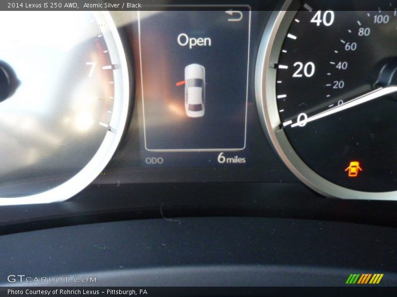 Atomic Silver / Black 2014 Lexus IS 250 AWD