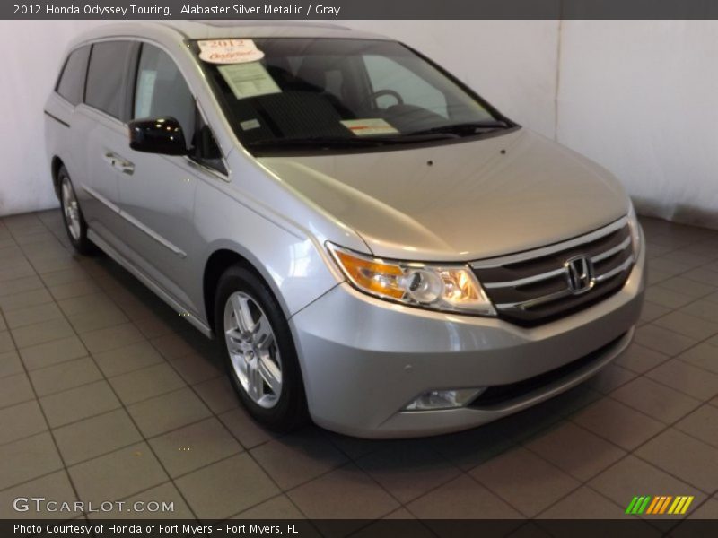Alabaster Silver Metallic / Gray 2012 Honda Odyssey Touring