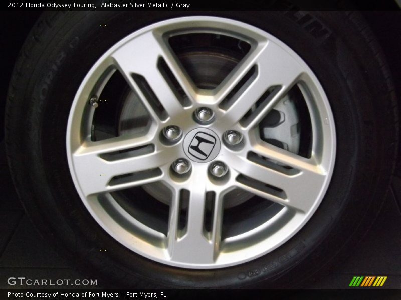 Alabaster Silver Metallic / Gray 2012 Honda Odyssey Touring