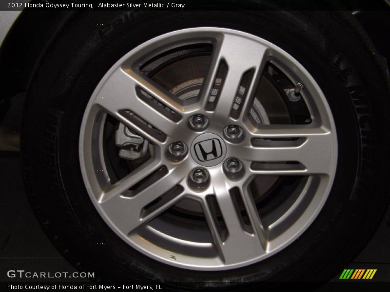 Alabaster Silver Metallic / Gray 2012 Honda Odyssey Touring