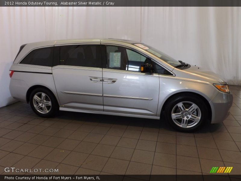 Alabaster Silver Metallic / Gray 2012 Honda Odyssey Touring