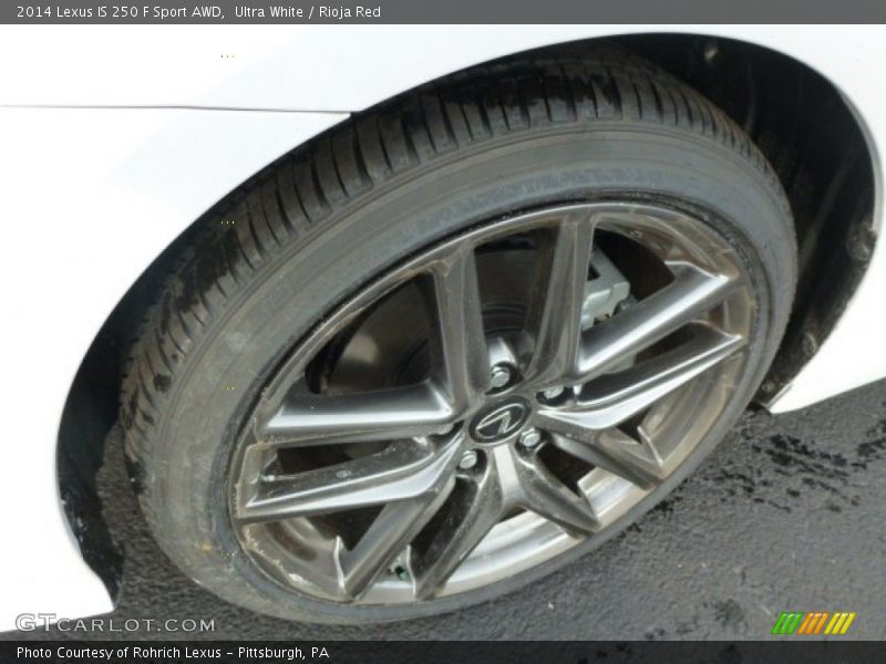 Ultra White / Rioja Red 2014 Lexus IS 250 F Sport AWD