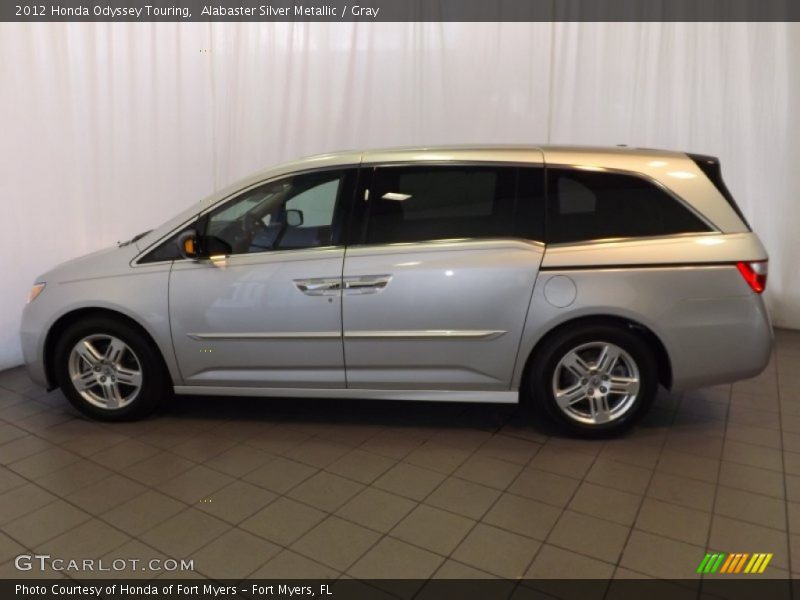 Alabaster Silver Metallic / Gray 2012 Honda Odyssey Touring