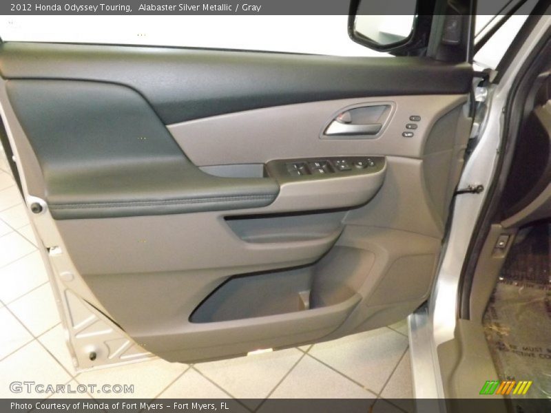 Alabaster Silver Metallic / Gray 2012 Honda Odyssey Touring