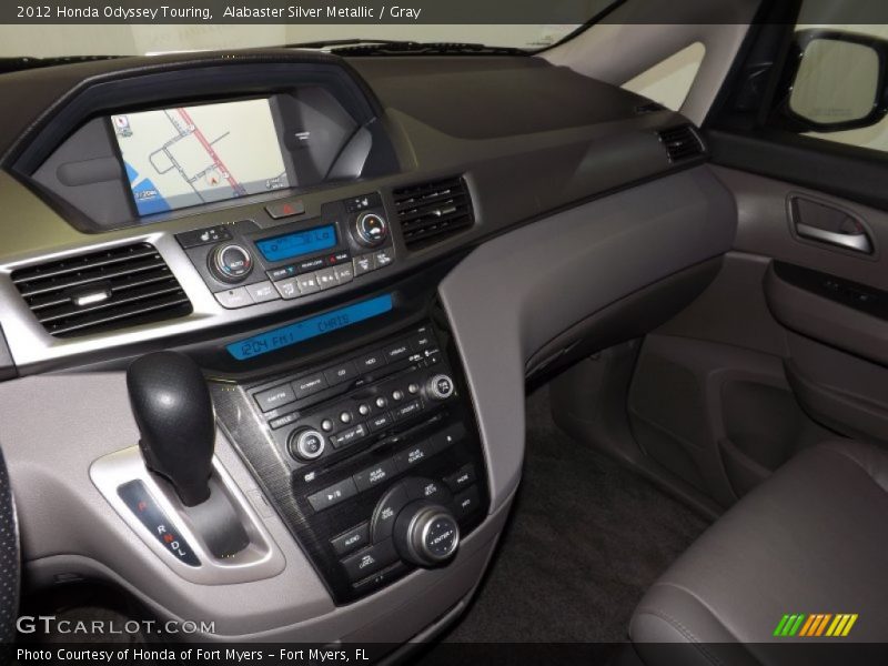 Alabaster Silver Metallic / Gray 2012 Honda Odyssey Touring