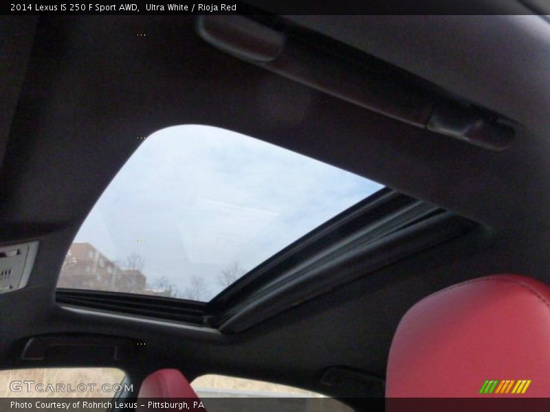 Ultra White / Rioja Red 2014 Lexus IS 250 F Sport AWD