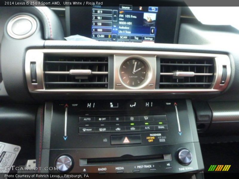 Ultra White / Rioja Red 2014 Lexus IS 250 F Sport AWD