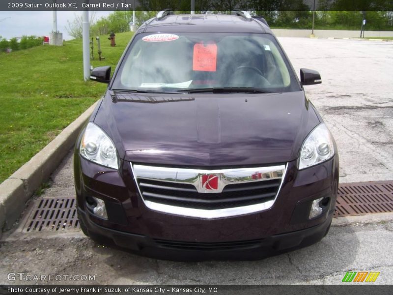 Garnet Red / Tan 2009 Saturn Outlook XE