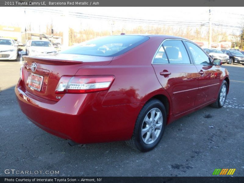 Barcelona Red Metallic / Ash 2011 Toyota Camry LE