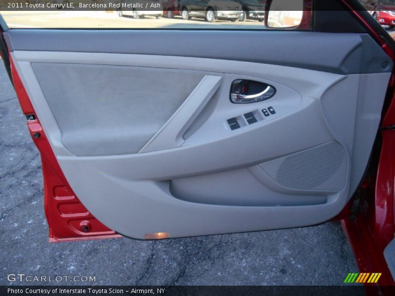 Barcelona Red Metallic / Ash 2011 Toyota Camry LE