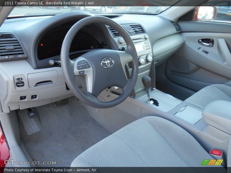Barcelona Red Metallic / Ash 2011 Toyota Camry LE