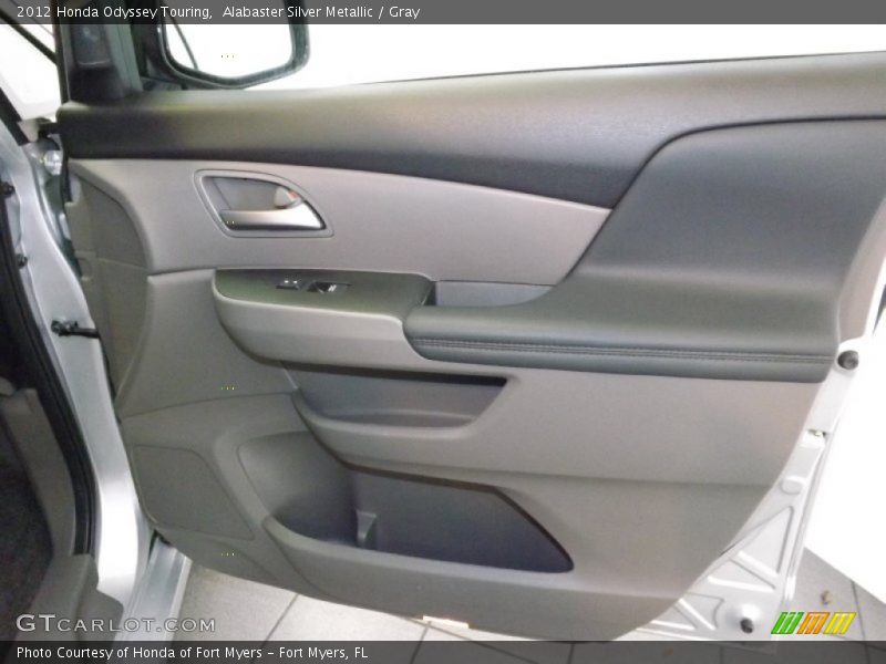 Alabaster Silver Metallic / Gray 2012 Honda Odyssey Touring