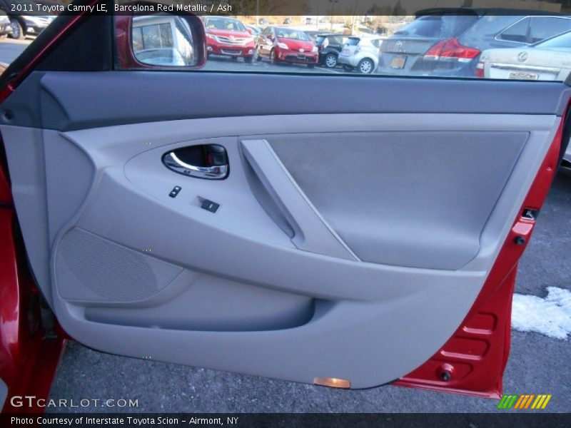 Barcelona Red Metallic / Ash 2011 Toyota Camry LE